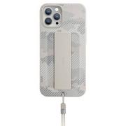 Etui i futerały do telefonów - UNIQ etui Heldro iPhone 12 Pro Max 6,7" beżowy moro/ivory camo Antimicrobial - miniaturka - grafika 1