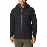Odzież trekkingowa damska - Kurtka Przejściowa Męska Columbia Platinum Peak Softshell Jacket - miniaturka - grafika 1