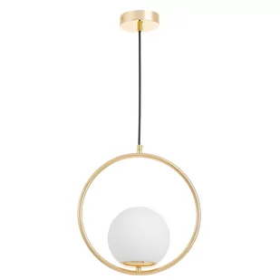 NOWOCZESNA LAMPA WISZĄCA ZŁOTA VERO 1A - Lampy sufitowe - miniaturka - grafika 1
