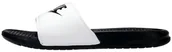 Klapki i japonki męskie - Nike Klapki Benassi JDI biało-czarne r. 44 343880 100 - miniaturka - grafika 1