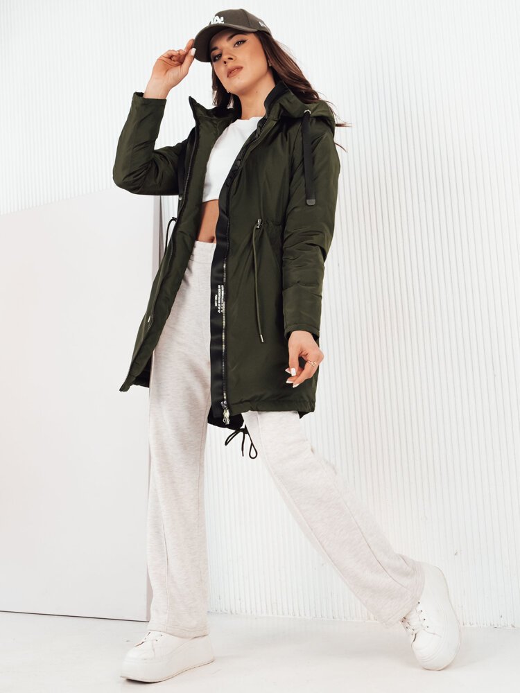 Kurtka damska parka VERCHA zielona Dstreet TY4260-XXL