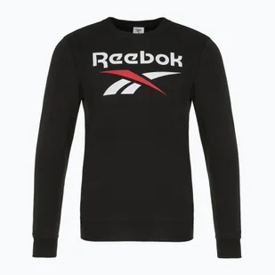 Bluza męska Reebok Identity Big Logo Fleece Crew black/white/vector red - Bluzy męskie - miniaturka - grafika 1