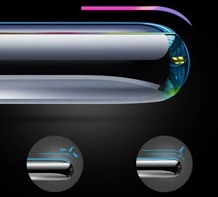 Szkło Mocolo 3D czytnik linii do Samsung Galaxy S10 Plus czarne - Szkła hartowane na telefon - miniaturka - grafika 4