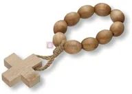 Różańce - Różaniec mały (10tka) - jasne drewno - miniaturka - grafika 1