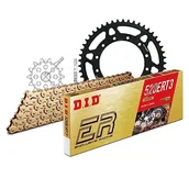 Części motocyklowe - Zestaw łańcuchów DID stal 520ERT2 / 112 zapięcie na klips do Yamaha YZ WR 125 ccm rok prod. 2002-2004 - miniaturka - grafika 1