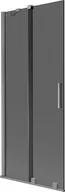 Parawany nawannowe - Mexen Velar parawan nawannowy 2-skrzydłowy rozsuwany 80 x 150 cm, grafit, gun metal - 896-080-000-41-95 - miniaturka - grafika 1