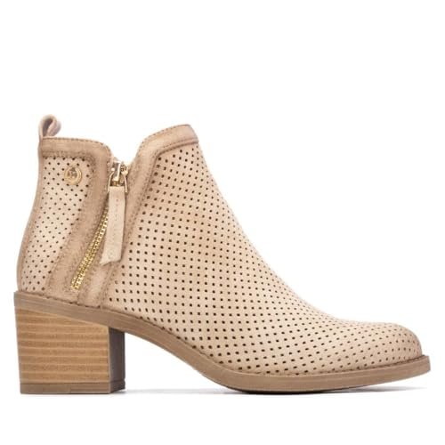 XTI - Botki Kobiety Beżowy - Wygodne i wszechstronne obuwie – moda casualowa - Model 14503502 (Rozmiar 40)