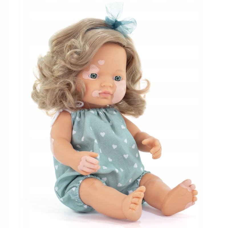 Miniland Lalka Europejka Ciemny Blond Bielactwo 38 cm My Friends & Me