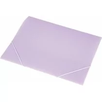 Panta Plast  Teczka na gumkę A4 transparentna EX4302 fioletowa - Teczki i skoroszyty - miniaturka - grafika 1