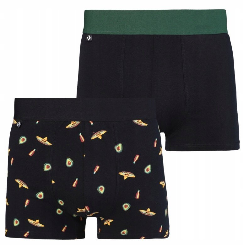 2X Bokserki Męskie Majtki Klasyczne Bawełniane Zestaw Komplet Moraj Xl