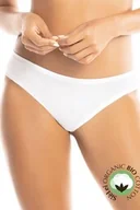 Majtki damskie - Figi damskie brazyliany z naturalnej bawełny organicznej Natural Cotton White 1447 Sielei - miniaturka - grafika 1