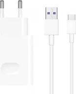 Ładowarki do telefonów - Huawei Ładowarka sieciowa SuperCharge HW-100225E00 22,5W USB-A + kabel USB-C 1m, biała 6972453166326 - miniaturka - grafika 1