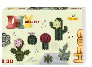 HAMA ART Zestaw Koralików KAKTUSY 6 000 szt. - Prace ręczne dla dzieci - miniaturka - grafika 1