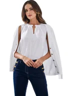 Koszulki i topy damskie - Heine Top w kolorze białym - miniaturka - grafika 1