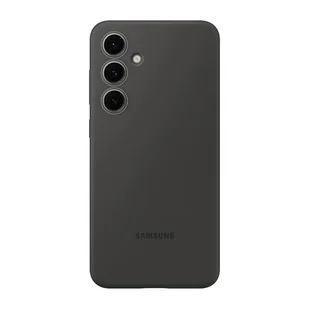 Samsung Silikonowe etui na telefon Galaxy S24 FE, ochronne etui z różnorodnością kolorów, gładki uchwyt, miękki i elegancki design, bezszwowe dopasowanie, wersja US, czarna - Etui i futerały do telefonów - miniaturka - grafika 1