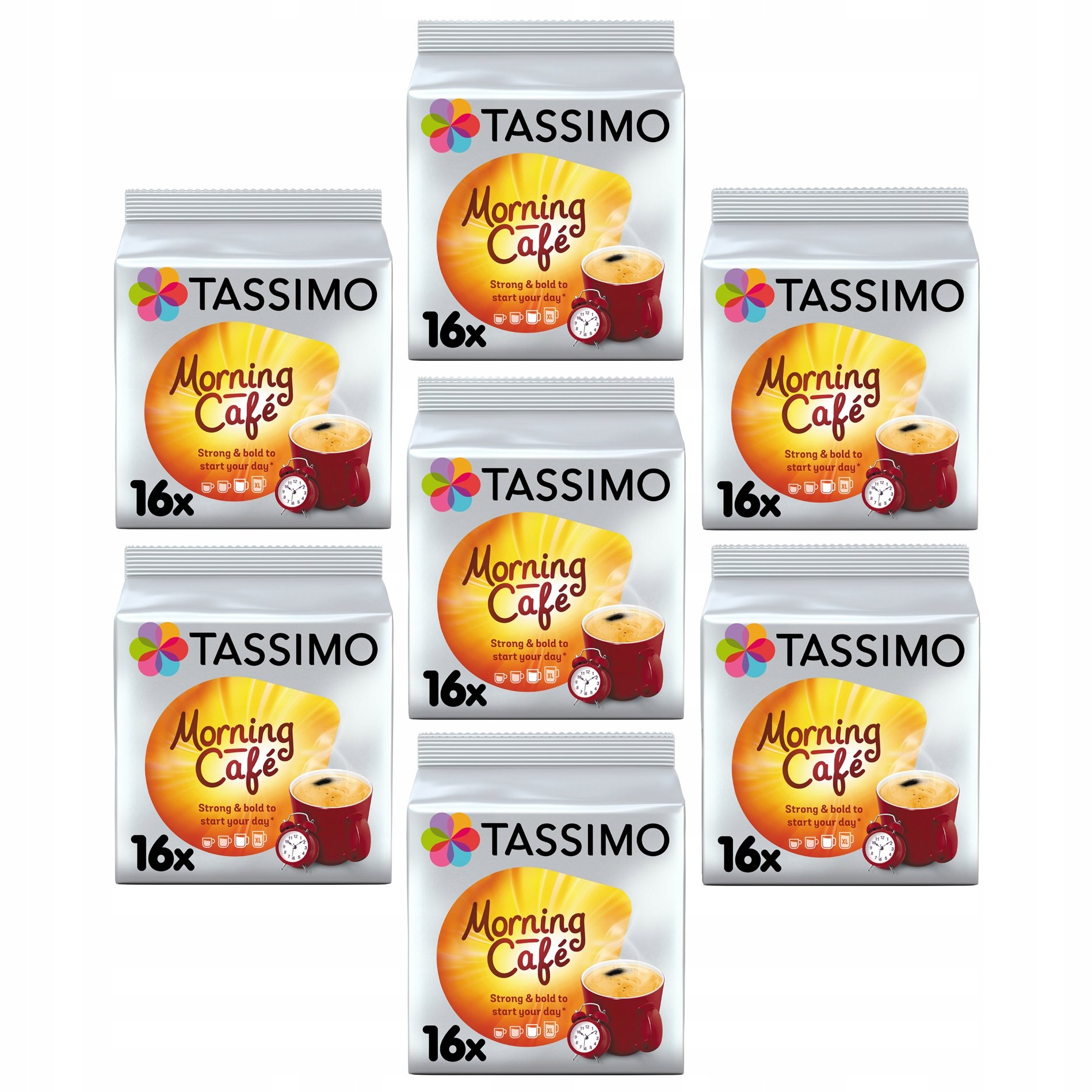 Kapsułki Tassimo Morning Cafe Strong 6+1 opakowanie Gratis! [112 kaw]