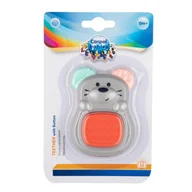 Grzechotki dla dzieci - Canpol babies Gryzak dla niemowląt z dźwiękiem 6O42AH 6O42AH SAM ONE SIZE - miniaturka - grafika 1