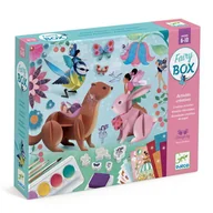 Zabawki interaktywne dla dzieci - Duży zestaw artystyczny FAIRY BOX - WRÓŻKI 6w1 DJECO DJ09332 - miniaturka - grafika 1