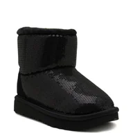 Buty dla dziewczynek - UGG Skórzane śniegowce T CLASSIC MINI MIRROR BALL - miniaturka - grafika 1