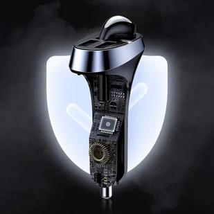 Joyroom ładowarka samochodowa 2x USB + słuchawka Bluetooth 5.0 30W 2.1 A Quick Charge 3.0 czarny (JR-CP2) - Ładowarki samochodowe - miniaturka - grafika 9