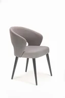 Krzesła - Mirek 6 krzesło tapicerowane tkanina do wyboru nogi grafitowe - miniaturka - grafika 1