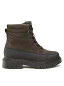 Buty dla dziewczynek - Lasocki Young Trapery CI23-OXMOS-02 Khaki - miniaturka - grafika 1