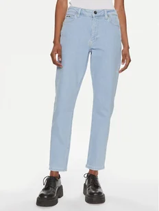 Calvin Klein Jeansy K20K206578 Błękitny Slim Fit - Spodnie damskie - miniaturka - grafika 1