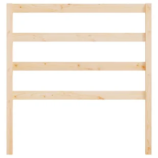 Lumarko Wezgłowie łóżka, 95x4x100 cm, lite drewno sosnowe - Inne meble do sypialni - miniaturka - grafika 5