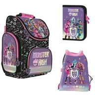 Plecaki szkolne i tornistry - TORNISTER+PIÓRNIK+WOREK ZESTAW MONSTER HIGH ST. MAJEWSKI - miniaturka - grafika 1