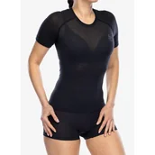 Pozostała odzież narciarska - Koszulka termoaktywna damska Odlo Merino PW 140 Seamless BL Top Crew Neck SS - miniaturka - grafika 1