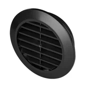Kratki wentylacyjne - Osłona wentylacyjna MINI-AWENT 60 czarny - miniaturka - grafika 1