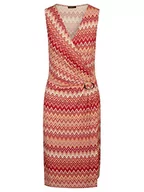 Sukienki - ApartFashion Damska sukienka dżersejowa, czerwono-wielokolorowa, normalna - miniaturka - grafika 1