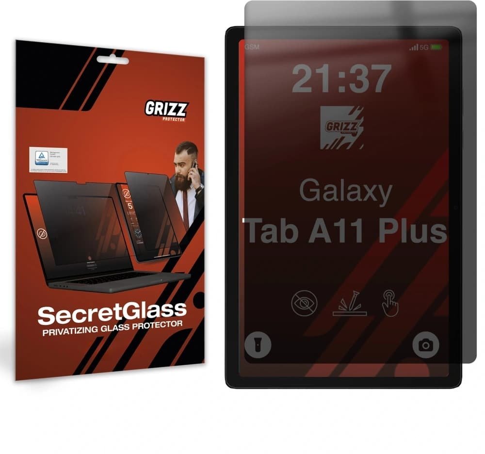 Matowe szkło prywatyzujące GrizzGlass SecretGlass do Samsung Galaxy Tab A11 Plus GRZ16771