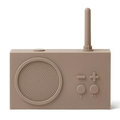 LEXON Radioodtwarzacz Tykho 3 Bluetooth Brązowy
