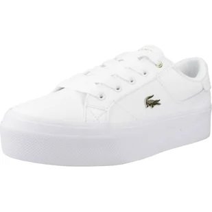 Tenisówki Lacoste Model Ziane Kolor Biały - Buty trekkingowe damskie - miniaturka - grafika 1