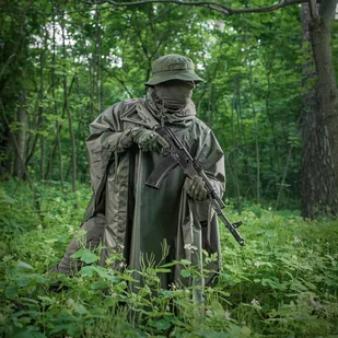 M-Tac - Poncho przeciwdeszczowe - Oliwkowe - 20301001 - Odzież taktyczna i umundurowanie - miniaturka - grafika 6