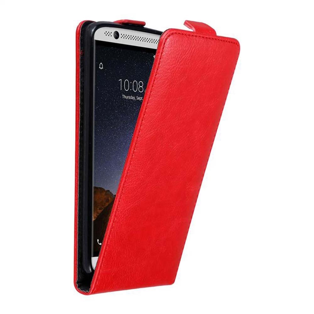 Etui ochronne Cadorabo do ZTE Axon 7 w kolorze czerwonym Etui z klapką na telefon komórkowy Etui Cover