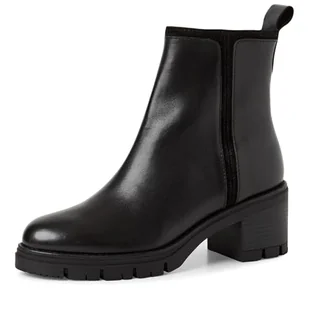 Marco Tozzi Damskie 2-25452-45 modne kozaki, czarne, 37 EU, czarny, 37 EU - Kozaki damskie - miniaturka - grafika 1