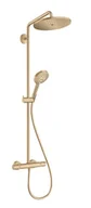 Zestawy prysznicowe - Hansgrohe Croma Select S - Zestaw prysznicowy Showerpipe 280 z termostatem, brąz szczotkowany 26890140 - miniaturka - grafika 1