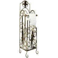 Akcesoria do wc - Stojak z pojemnikiem na papier toaletowy, 75x21x21 cm - miniaturka - grafika 1