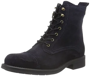 Tommy Hilfiger Damskie kozaki z krótką cholewką B1285ologna 3b, niebieski - niebieski Midnight 403-38 EU - Kozaki damskie - miniaturka - grafika 1