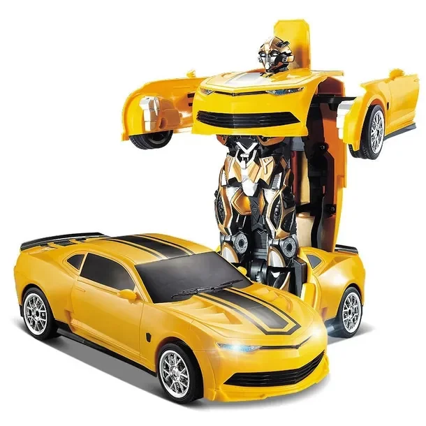 Robot Zdalnie Sterowany Samochód Auto 2w1 Autobot Rc Światła + Akumulator