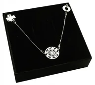 Naszyjniki - NASZYJNIK CELEBRYTKA 3 ZAWIESZKI ażurek srebro 925 - miniaturka - grafika 1