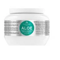 Maski do włosów - Kallos Aloe Moisture Repair Shine Hair Mask With Aloe Vera Extract, regenerująca maska nadająca blasku z ekstarktem aloe vera do włosów suchych i łamiących się, 275 ml - miniaturka - grafika 1