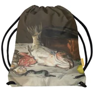 Torby szkolne - Worek Ryba (martwa natura) Édouard Manet-Standard - miniaturka - grafika 1