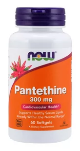 Now Foods FOODS Pantethine 300mg 60caps - Witaminy i minerały - miniaturka - grafika 2