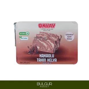 Tureckie Chałwa sezamowa kakaowa 200g OKYAY - Chałwa - miniaturka - grafika 1