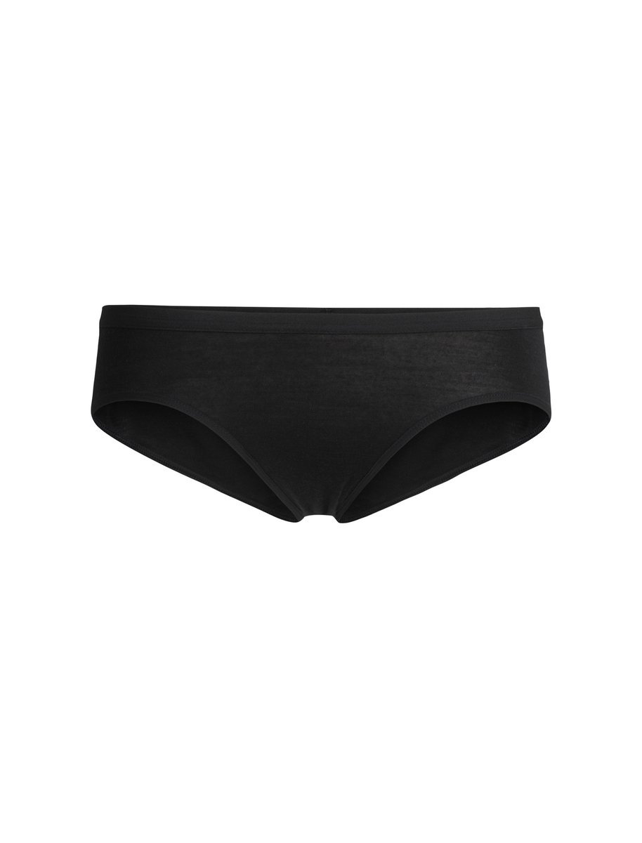 Majtki damskie Icebreaker SIREN HIPKINI czarne IB104704001 r M