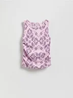 Koszulki dla dziewczynek - Reserved - Bluzka we wzory - wielobarwny - miniaturka - grafika 1