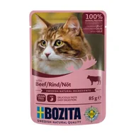 Mokra karma dla kotów - BOZITA Kawałeczki w galarecie 12 x 85 g Wołowina - miniaturka - grafika 1